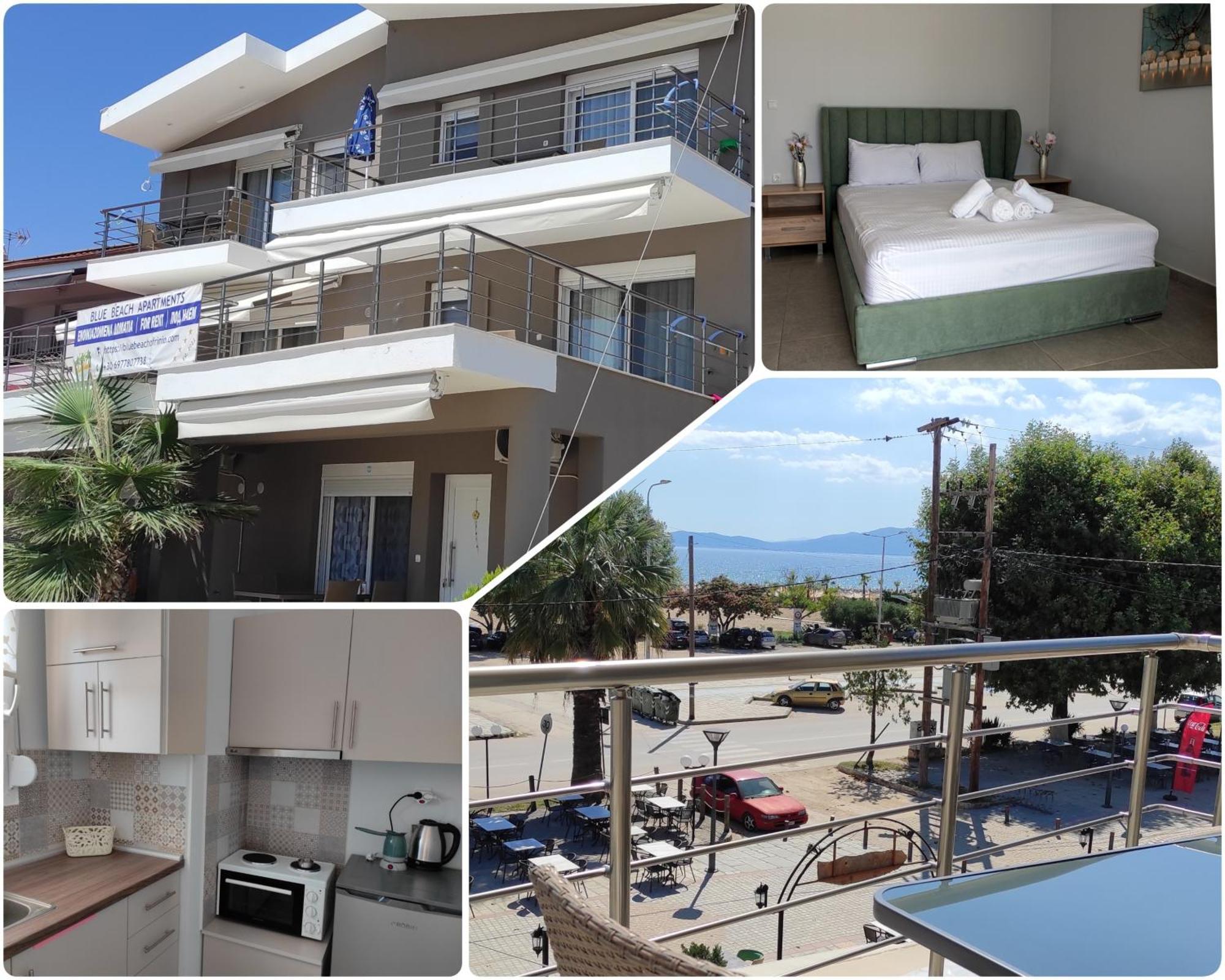 Blue Beach Apartments Ofrínion Esterno foto